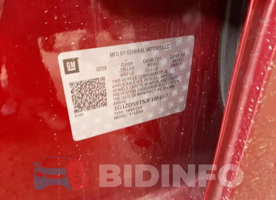 1G1ZD5ST5JF185167 Photo# 10