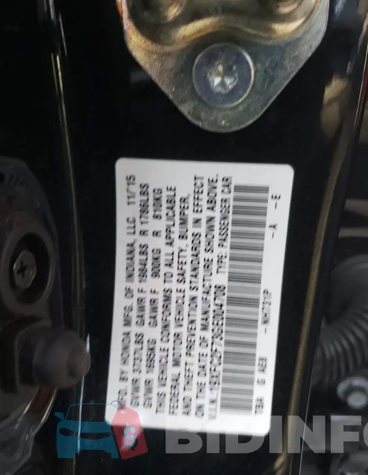 19XFC2F73GE004708 Photo# 10