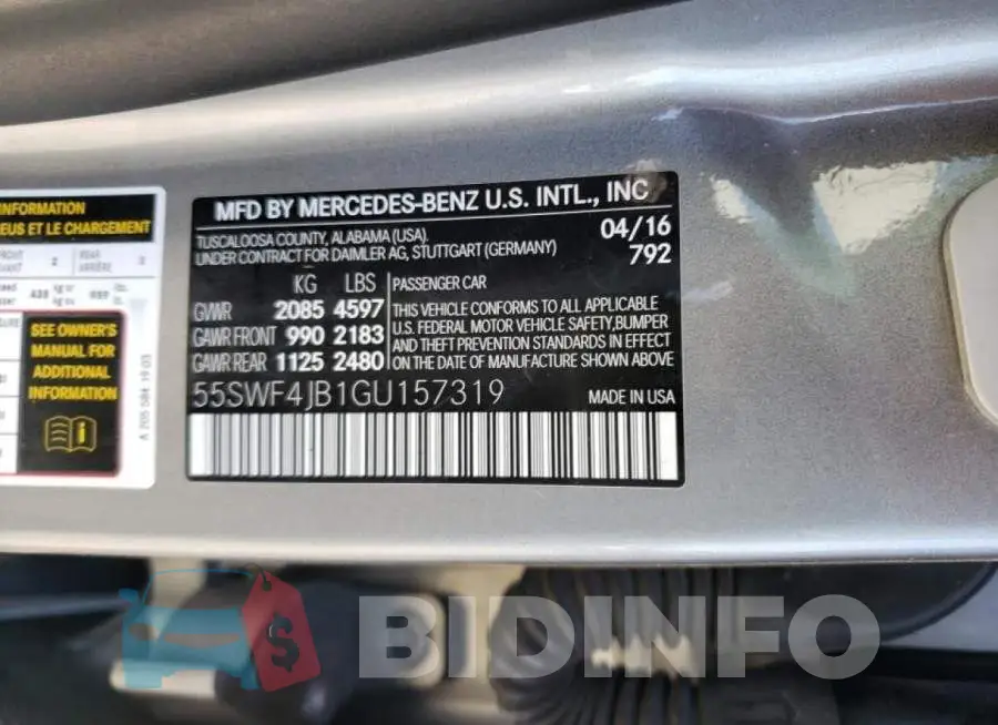55SWF4JB1GU157319 Photo# 10