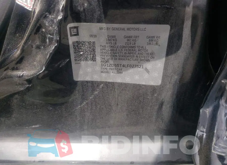 1G1ZD5ST4LF027521 Photo# 10