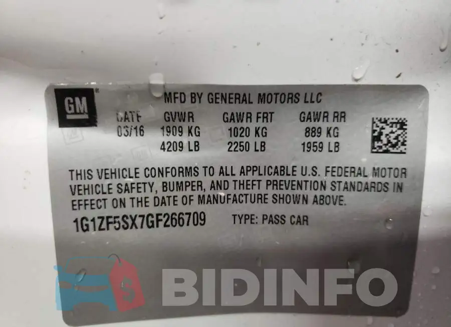 1G1ZF5SX7GF266709 Photo# 10