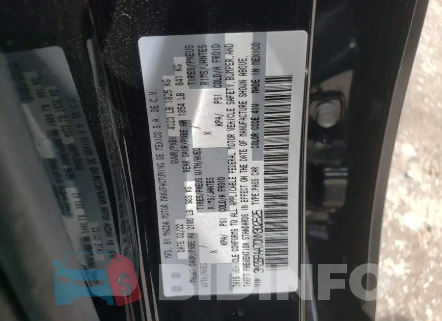 3MZBPAA70NM302525 Photo# 10