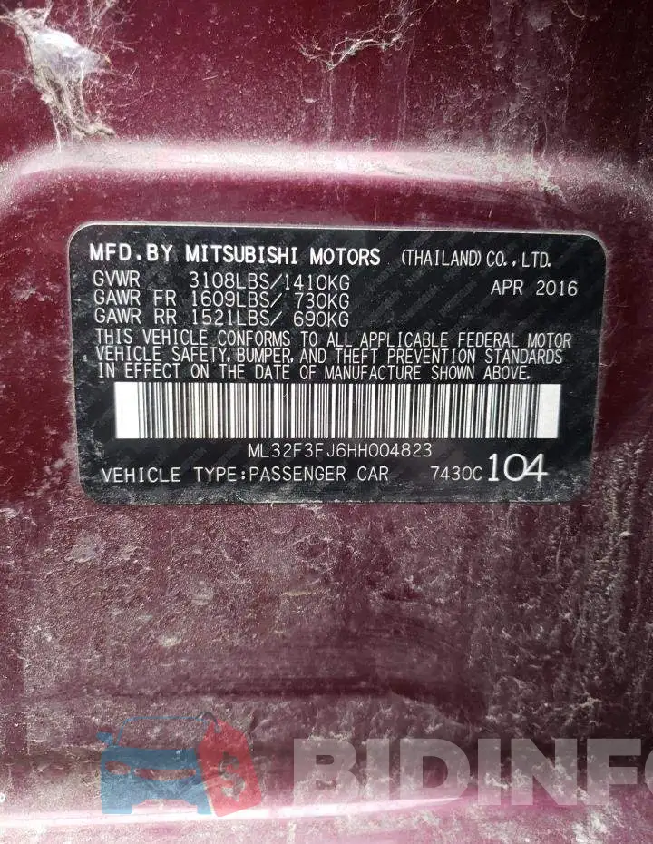 ML32F3FJ6HH004823 Photo# 10