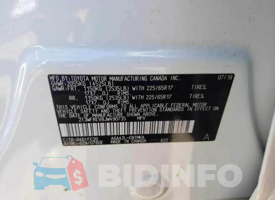 2T3WFREV8JW490735 Photo# 10