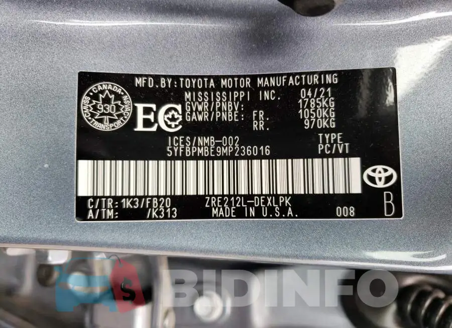 5YFBPMBE9MP236016 Photo# 10
