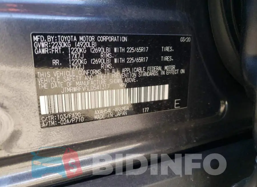 JTMRWRFV0LD541317 Photo# 10