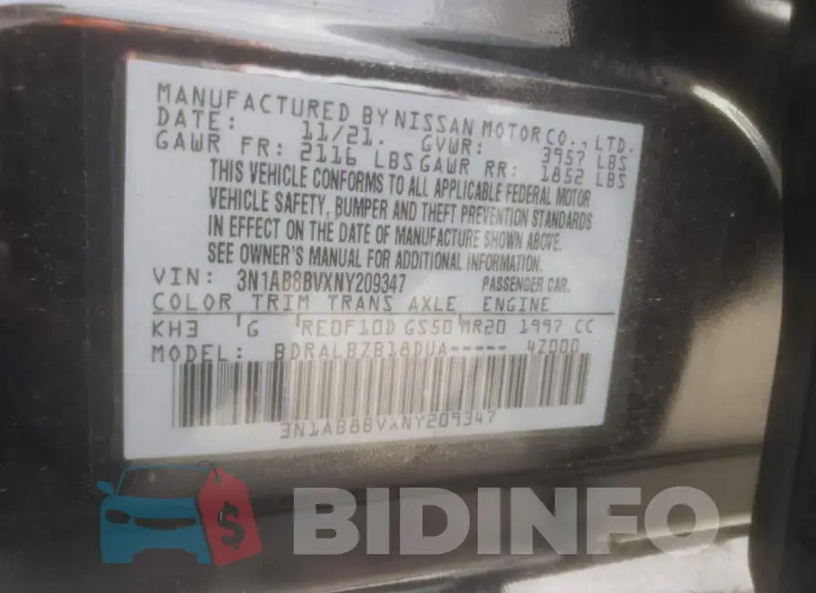 3N1AB8BVXNY209347 Photo# 10