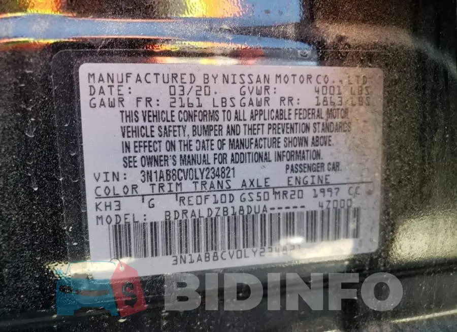 3N1AB8CV0LY234821 Photo# 10