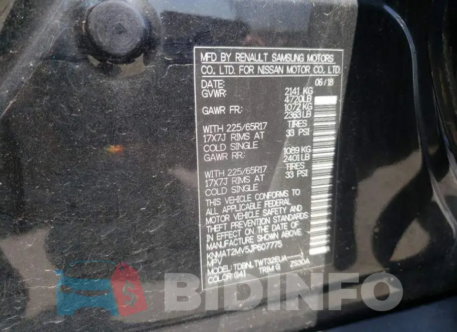 KNMAT2MV5JP607775 Photo# 10