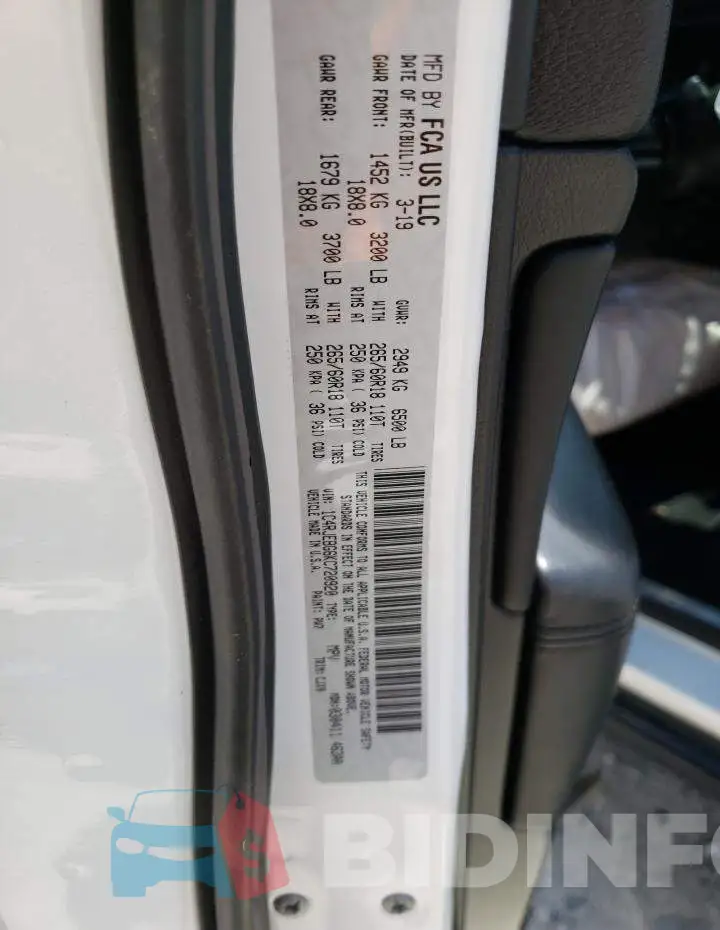 1C4RJEBG6KC720920 Photo# 10