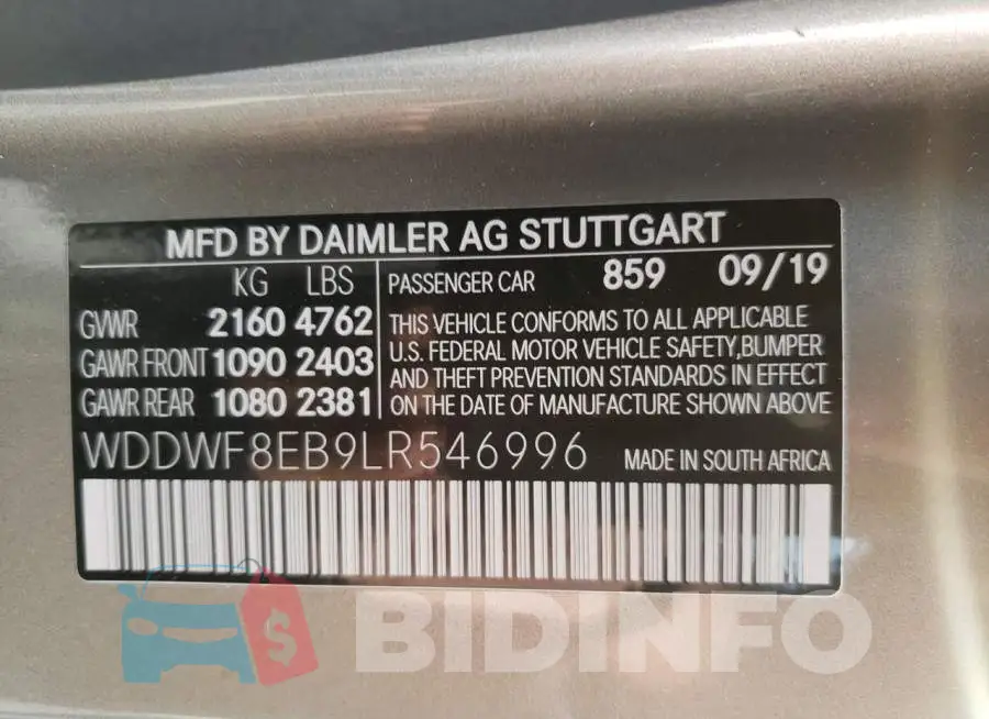 WDDWF8EB9LR546996 Photo# 10