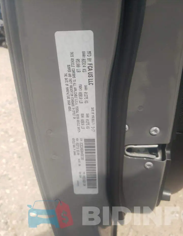 2C3CDXBG8HH581389 Photo# 10