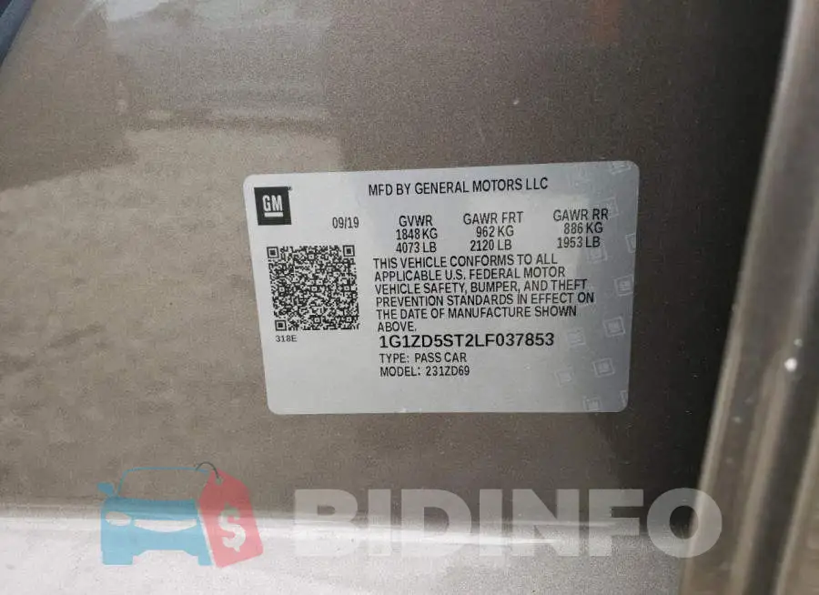 1G1ZD5ST2LF037853 Photo# 10