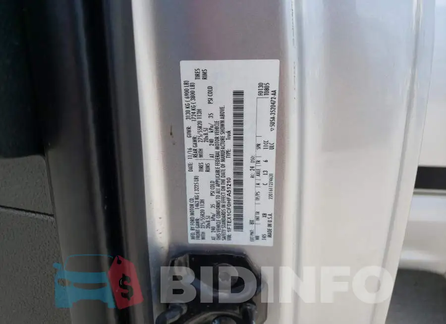 1FTEX1CF0HFA51210 Photo# 10