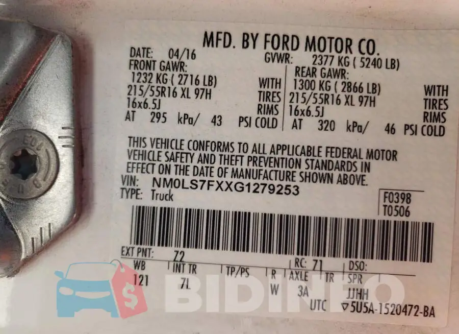 NM0LS7FXXG1279253 Photo# 10