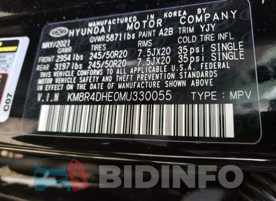 KM8R4DHE0MU330055 Photo# 10