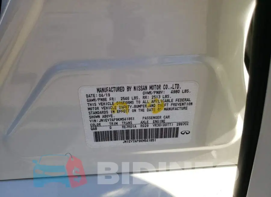 JN1EV7AP9KM541851 Photo# 10