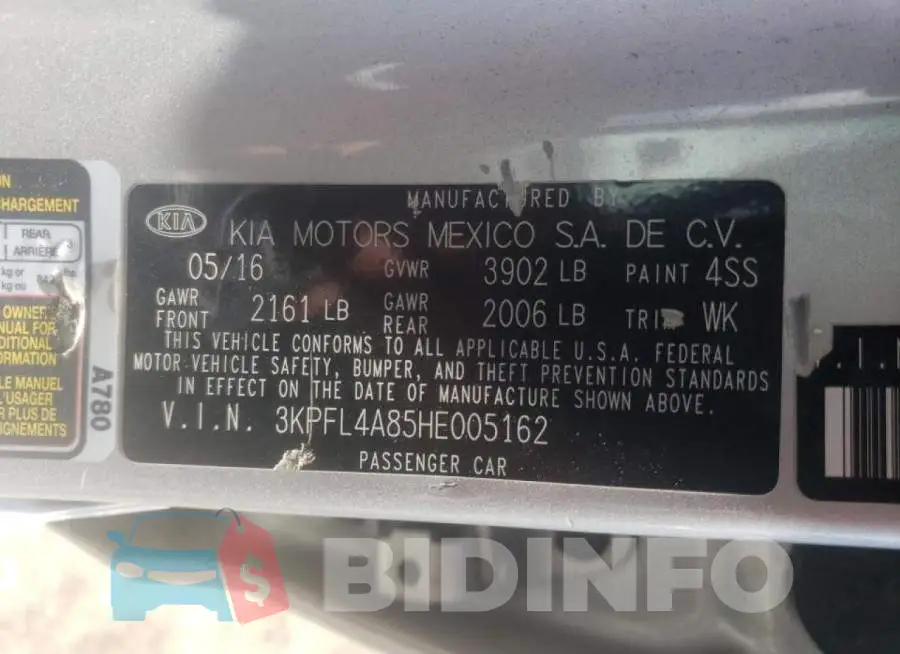 3KPFL4A85HE005162 Photo# 10