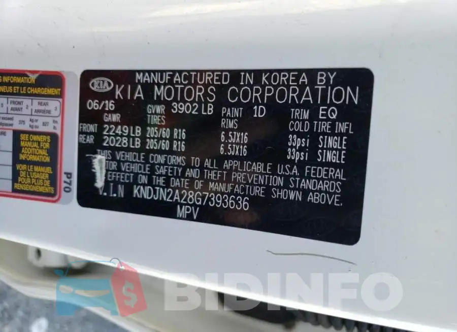 KNDJN2A28G7393636 Photo# 10