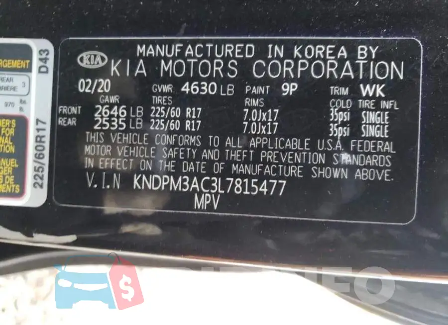 KNDPM3AC3L7815477 Photo# 10
