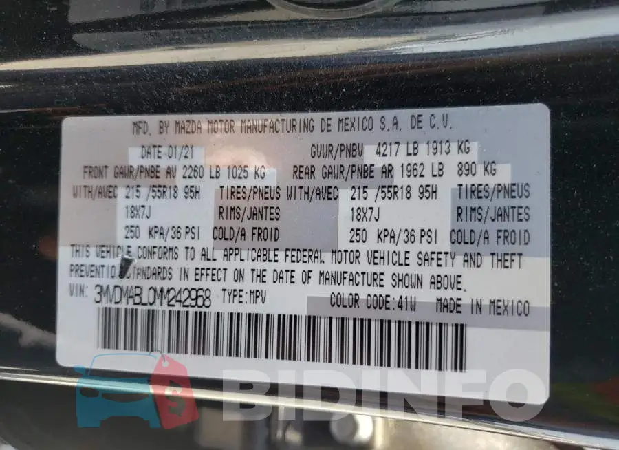 3MVDMABL0MM242968 Photo# 10