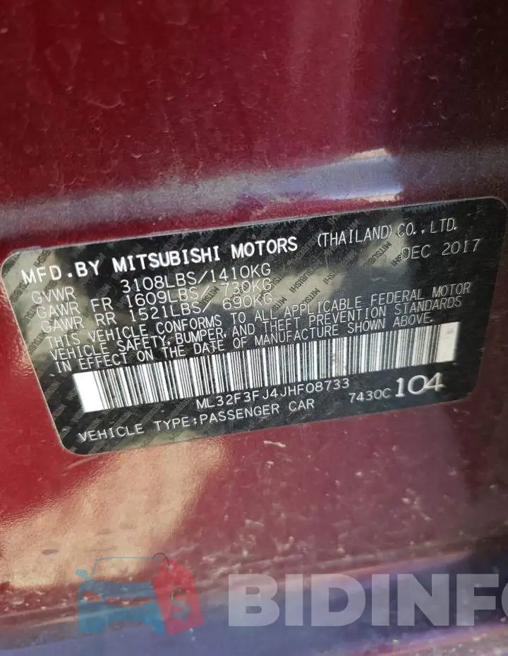 ML32F3FJ4JHF08733 Photo# 10