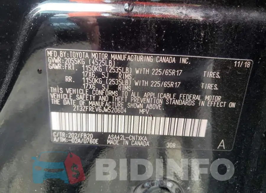 2T3ZFREV6JW520604 Photo# 10