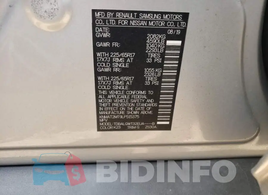 KNMAT2MT9LP515375 Photo# 10