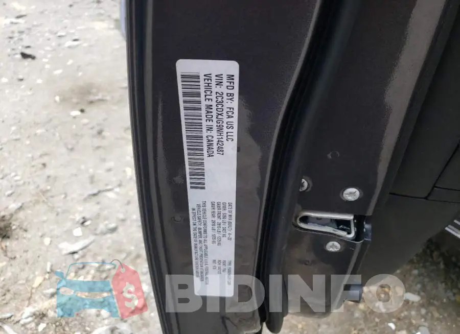 2C3CDXJG9NH142487 Photo# 10