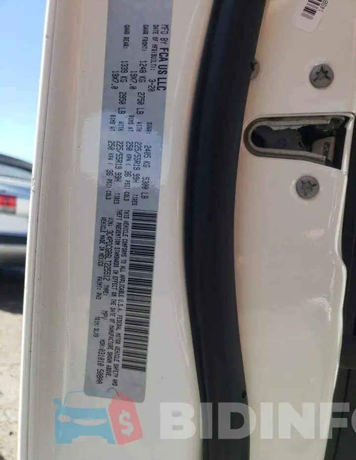 3C4PDCGB6LT225512 Photo# 10