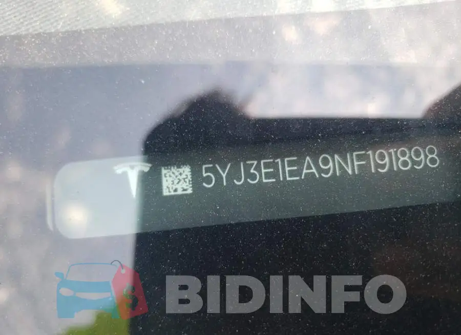 5YJ3E1EA9NF191898 Photo# 10