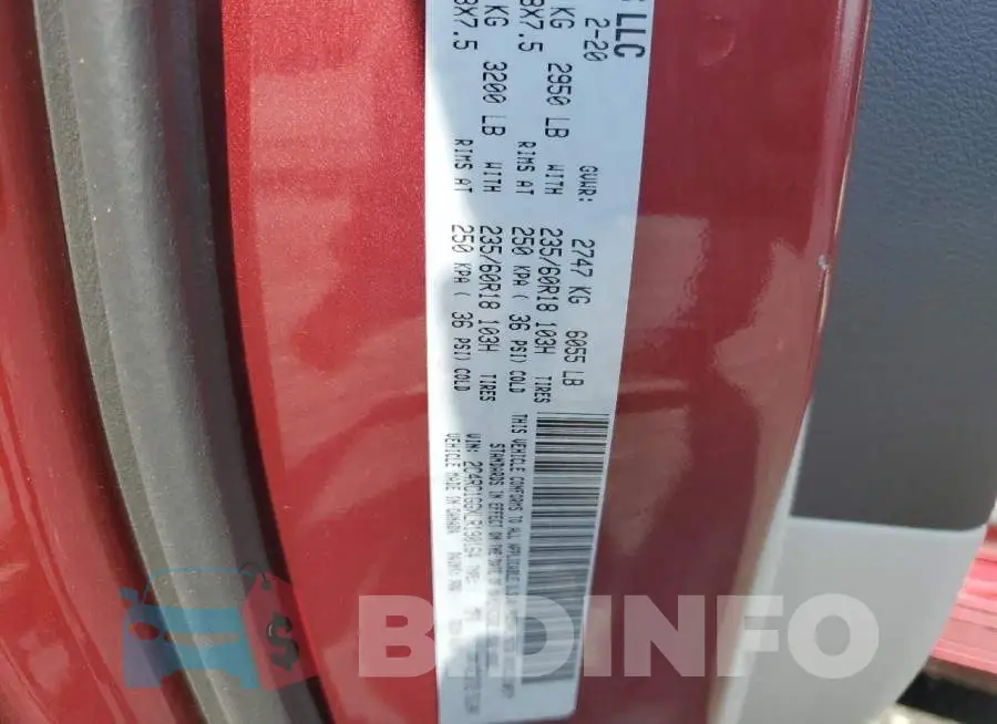 2C4RC1GGXLR190164 Photo# 10