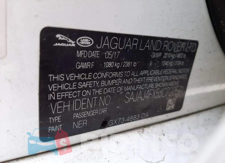 SAJAJ4FX5JCP20571 Photo# 10