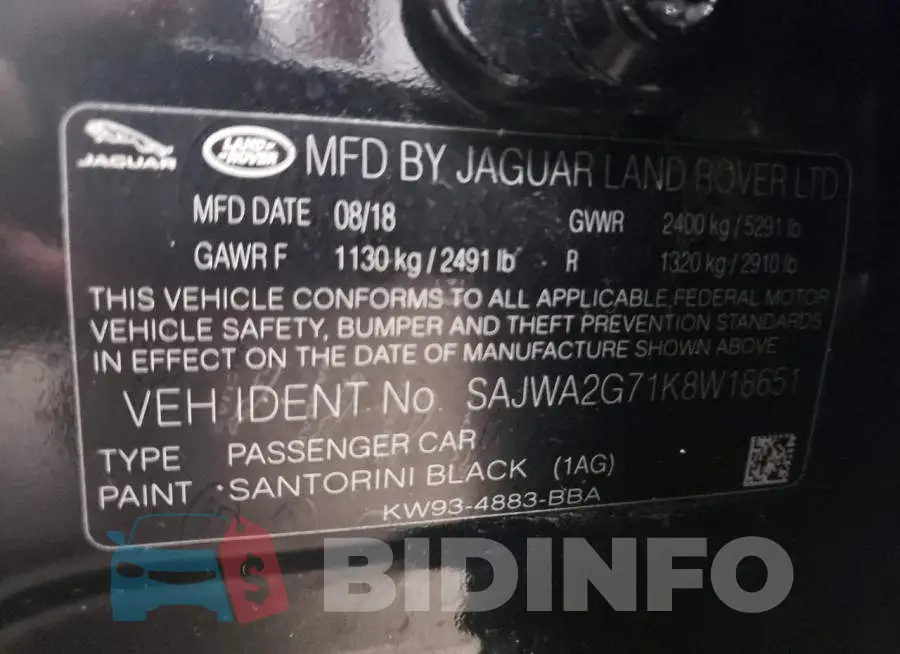 SAJWA2G71K8W18651 Photo# 10