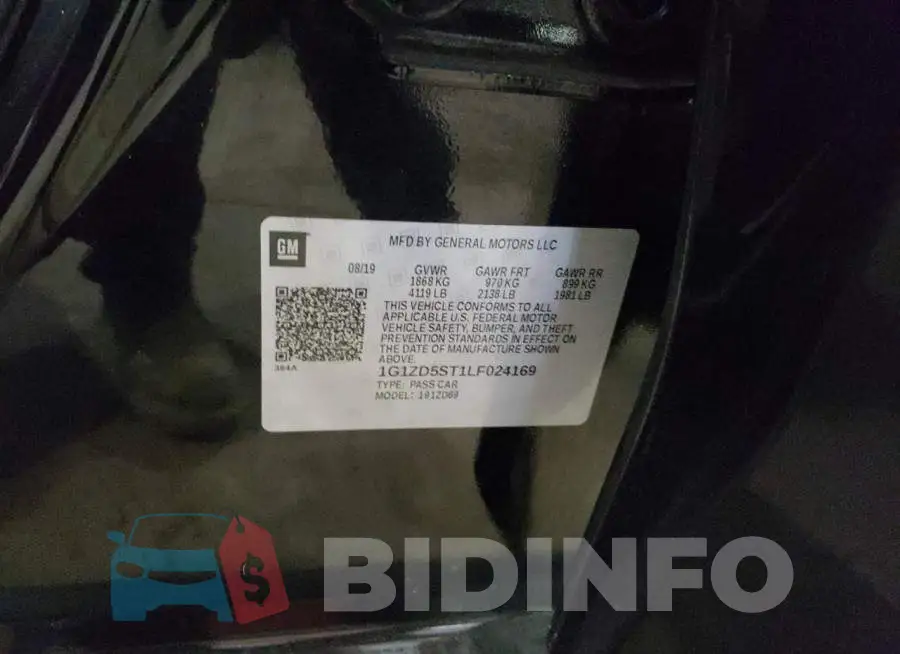 1G1ZD5ST1LF024169 Photo# 10