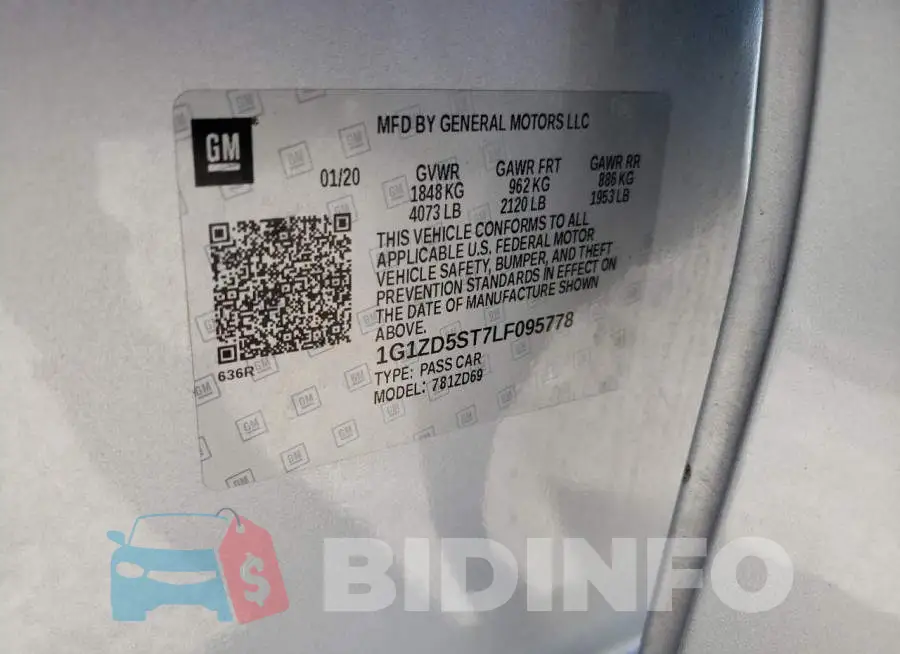 1G1ZD5ST7LF095778 Photo# 10