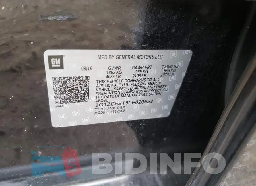 1G1ZG5ST5LF020553 Photo# 10
