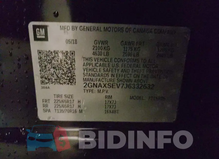 2GNAXSEV7J6332632 Photo# 10