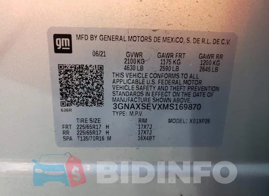 3GNAXSEVXMS169870 Photo# 10