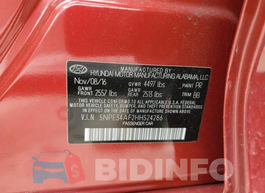 5NPE34AF2HH524286 Photo# 10