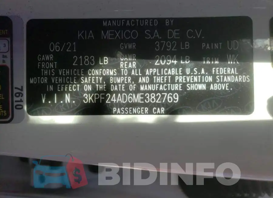 3KPF24AD6ME382769 Photo# 10