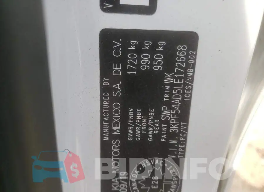3KPF54AD5LE172668 Photo# 10
