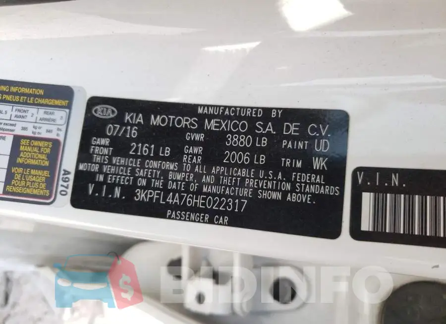 3KPFL4A76HE022317 Photo# 10