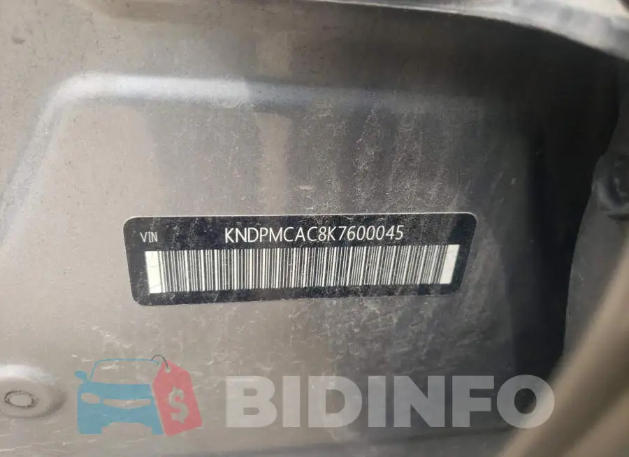 KNDPMCAC8K7600045 Photo# 10
