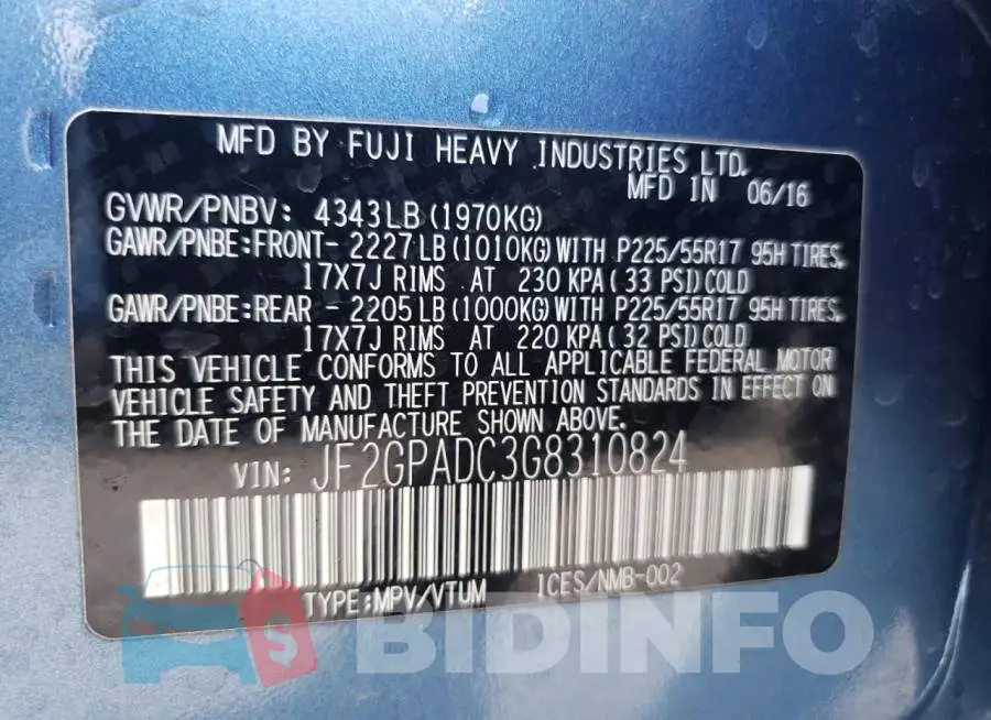 JF2GPADC3G8310824 Photo# 10