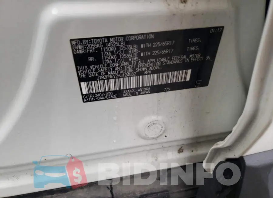 JTMZFREV2HJ124582 Photo# 10