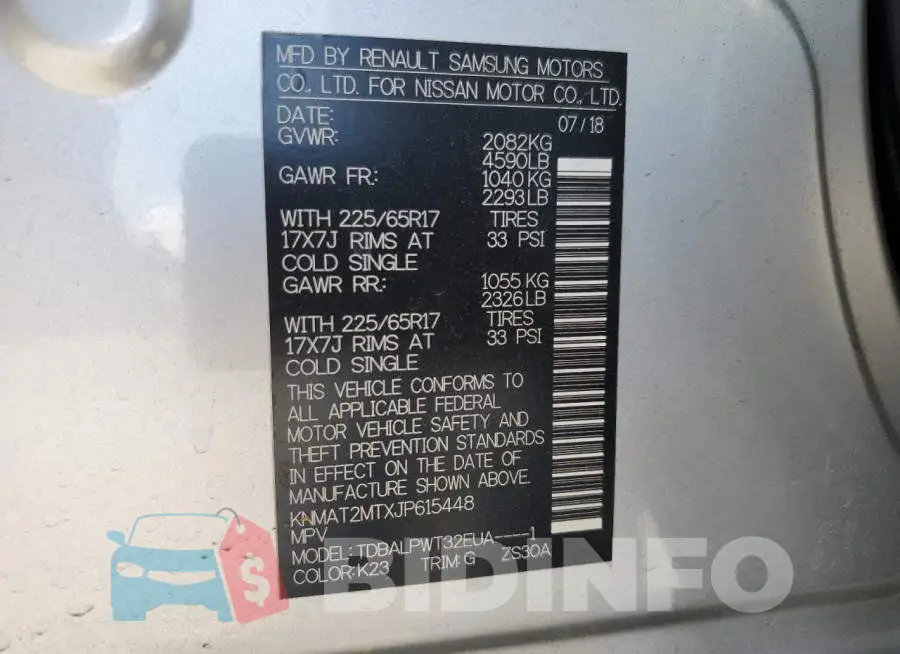 KNMAT2MTXJP615448 Photo# 10