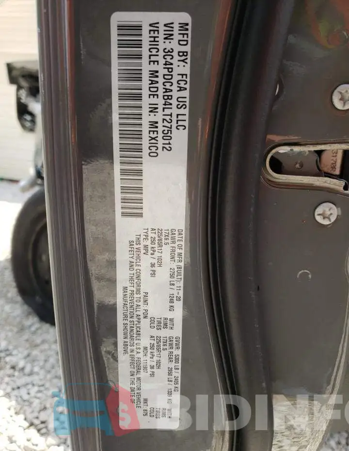 3C4PDCAB4LT275012 Photo# 10