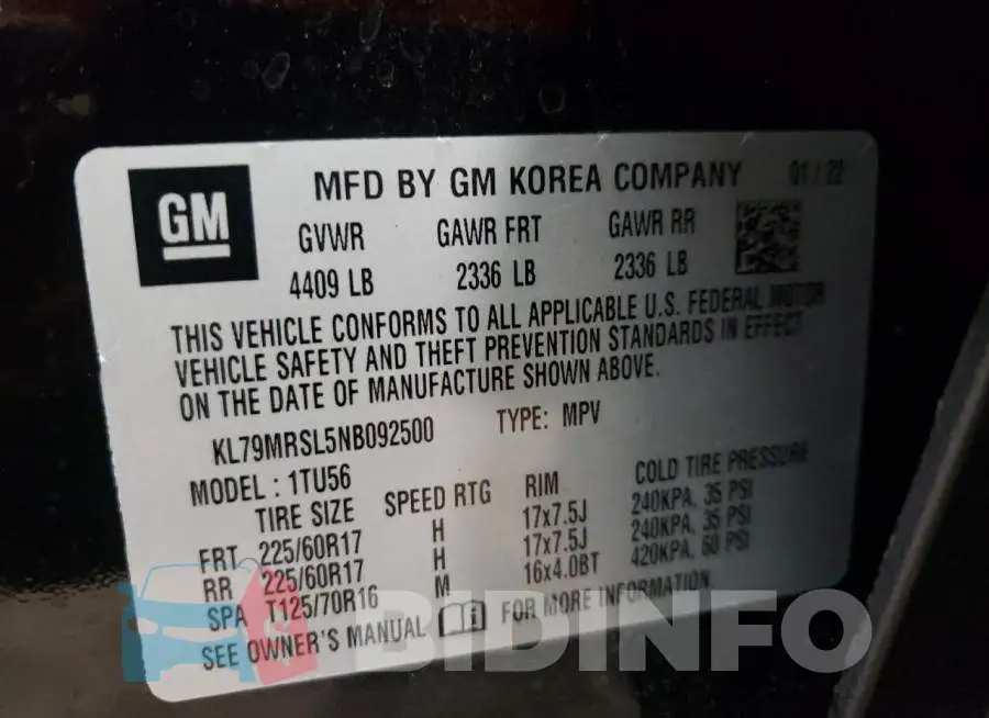 KL79MRSL5NB092500 Photo# 10