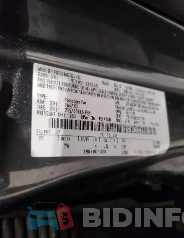 1FADP3F24JL202854 Photo# 10